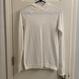 White Lululemon Long Sleeve w/ Hood